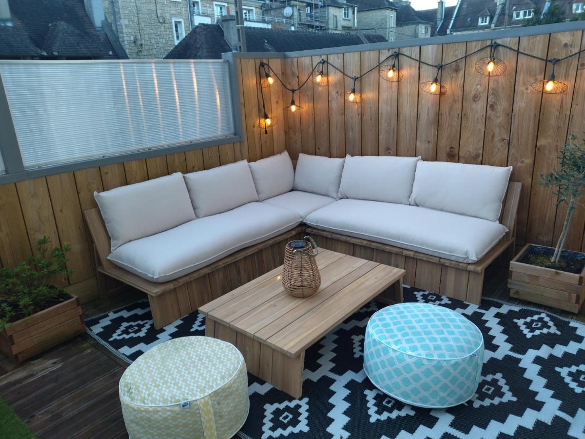 Cabane D'Arlette, Grande Terrasse En Centre-Ville Falaise  Eksteriør bilde